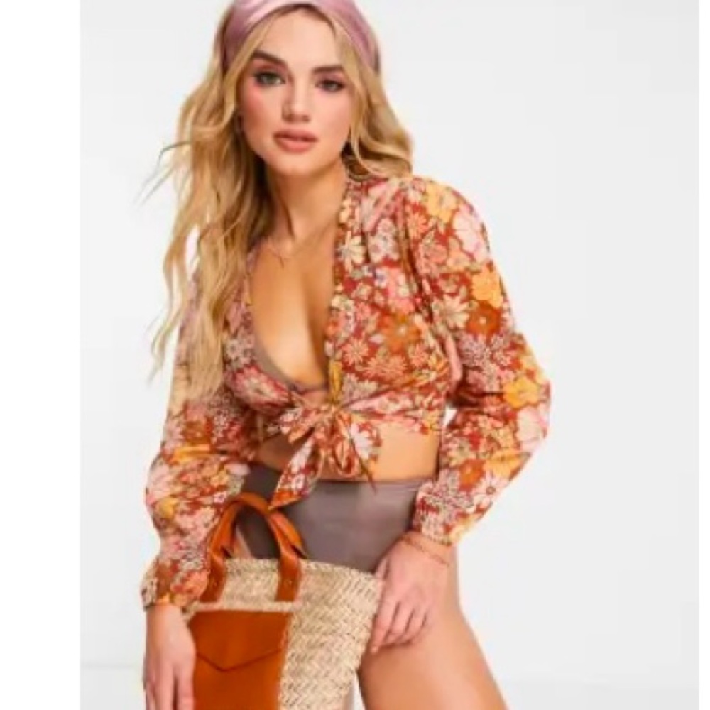 Billabong x SALTY BLONDE BACK THEN SWIM COVERUP